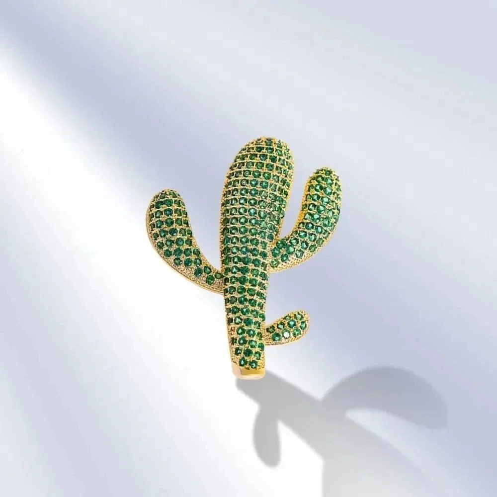 VQ Cactus Brooch